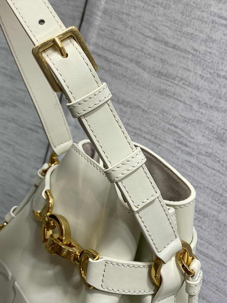 Medium C'est Dior Bag M2271 Beige CD-Embossed Calfskin - Default Title - View 7
