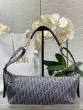 Medium D-Journey Bag - M2417 - Gray Denim Dior Oblique Jacquard - Default Title - View 1