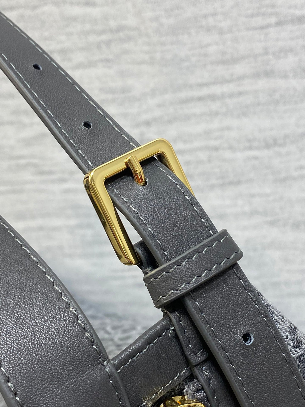 Medium D-Journey Bag - M2417 - Gray Denim Dior Oblique Jacquard - Default Title - View 5