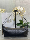 Medium D-Journey Bag in Vintage Smooth Calfskin - M2417 - Black Flat Macrocannage - Default Title - View 1