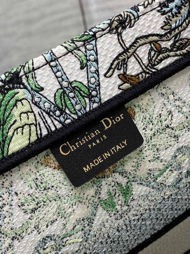 Dior Medium Book Tote M1296 Embroidery A