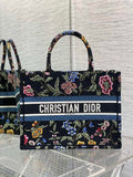 Dior Medium Book Tote M1296 Embroidery E