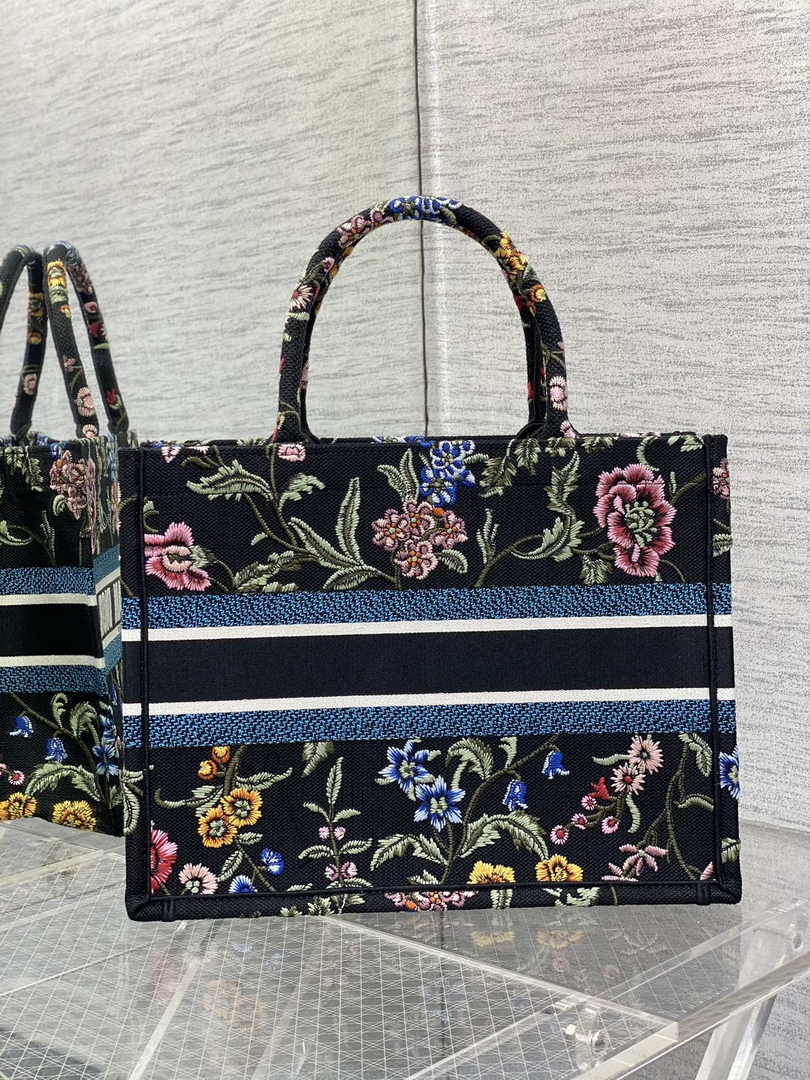 Dior Medium Book Tote M1296 Embroidery E