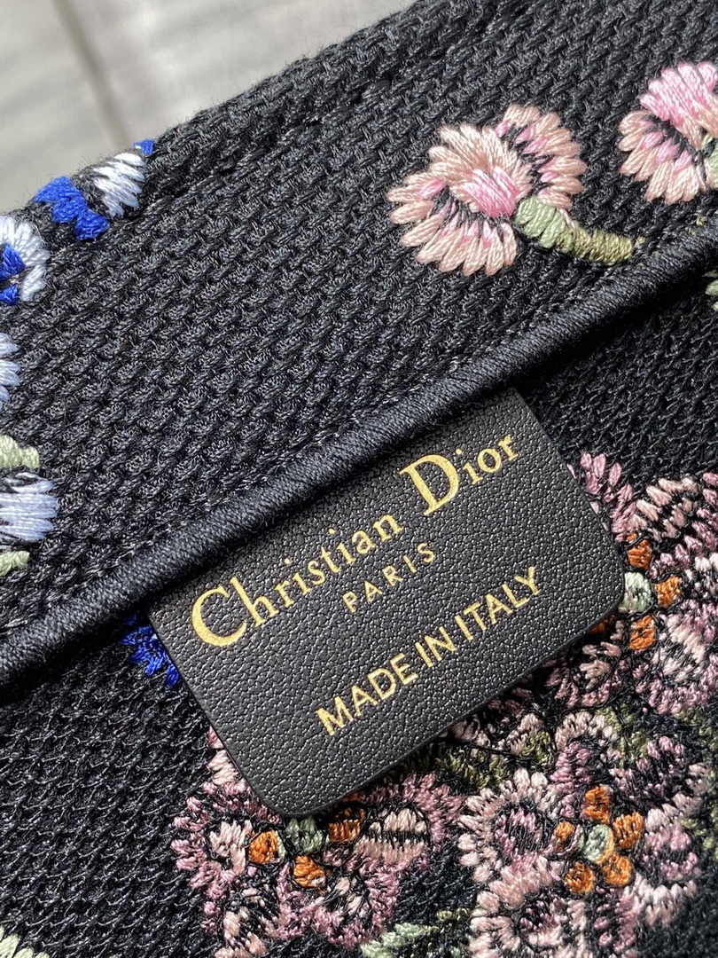 Dior Medium Book Tote M1296 Embroidery E