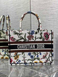 Dior Medium Book Tote M1296 Embroidery F