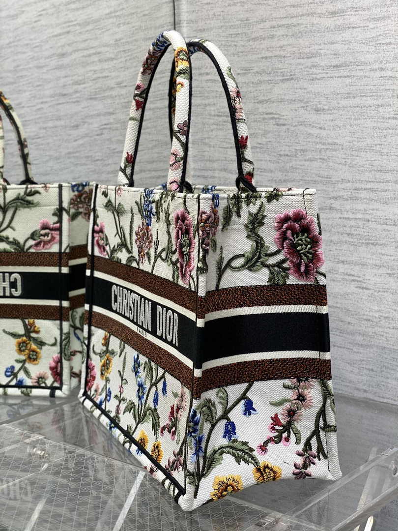 Dior Medium Book Tote M1296 Embroidery F