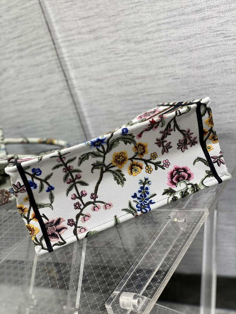 Dior Medium Book Tote M1296 Embroidery F