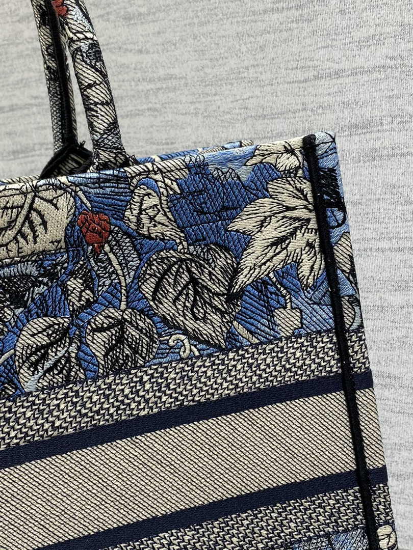 Dior Medium Book Tote M1296 Embroidery H