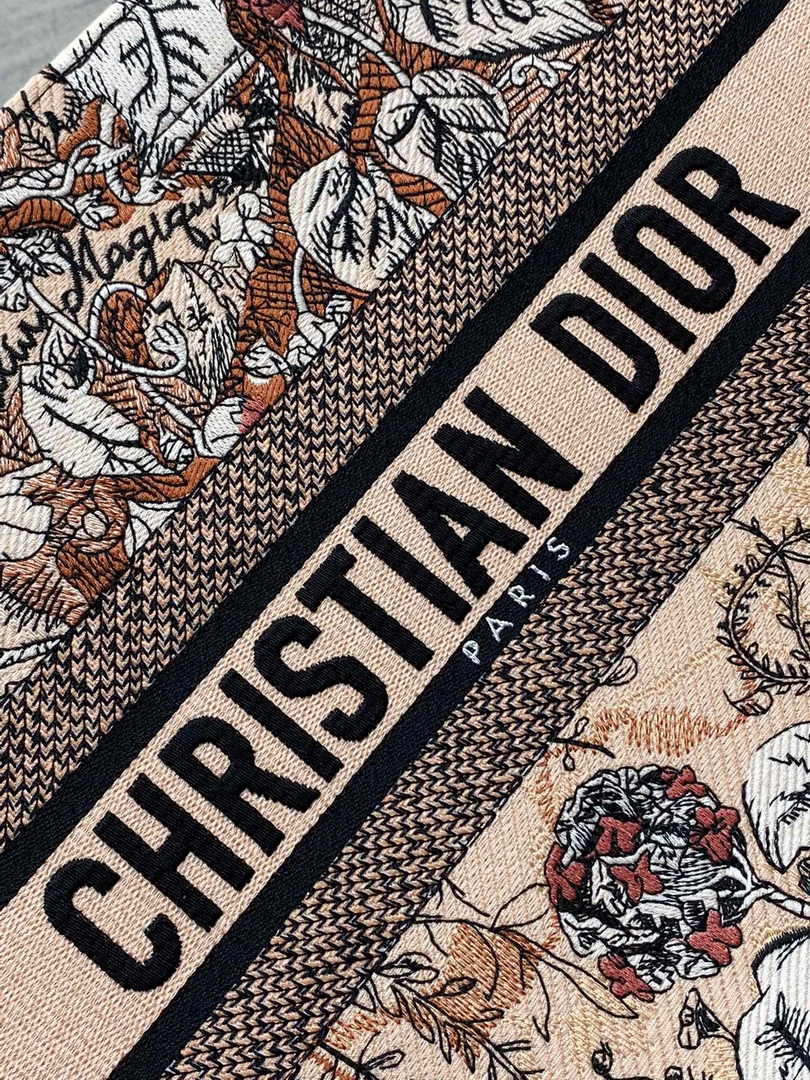 Dior Medium Book Tote M1296 Embroidery G