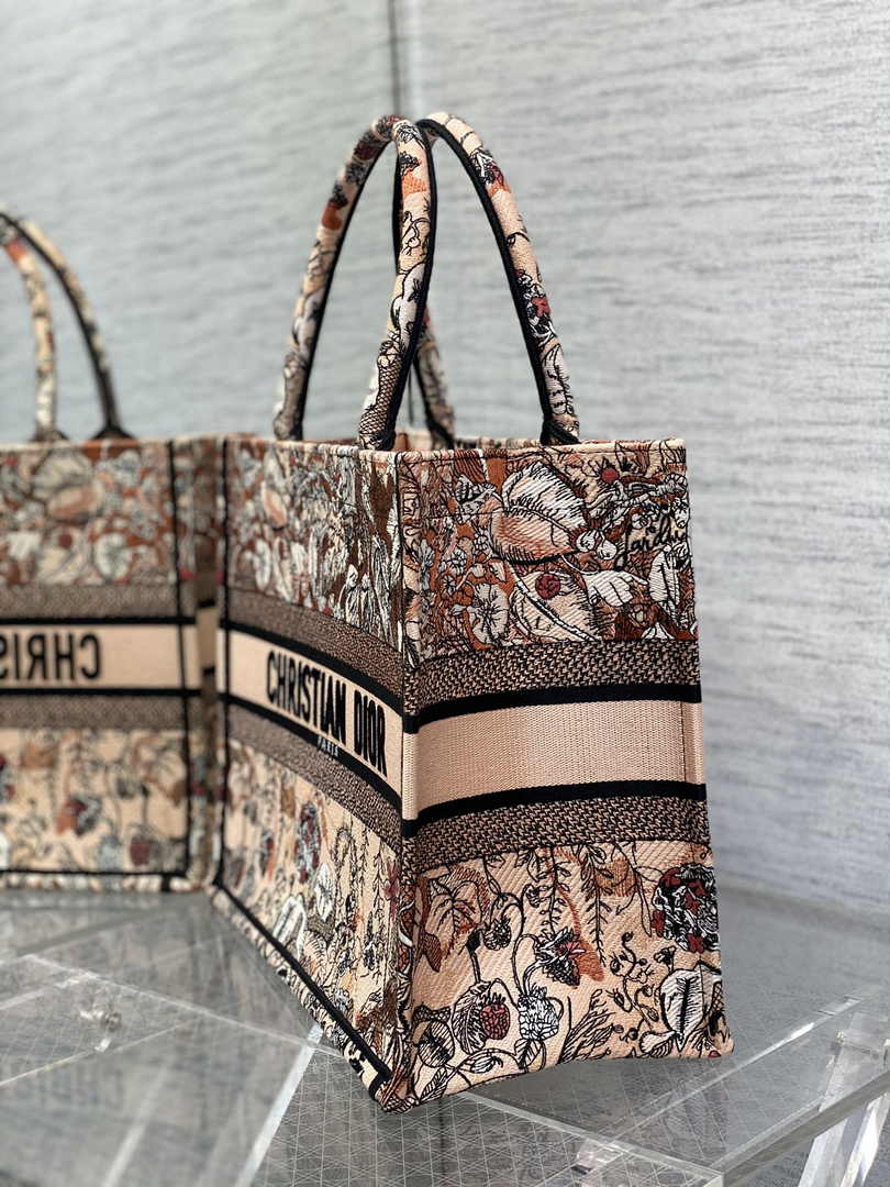 Dior Medium Book Tote M1296 Embroidery G