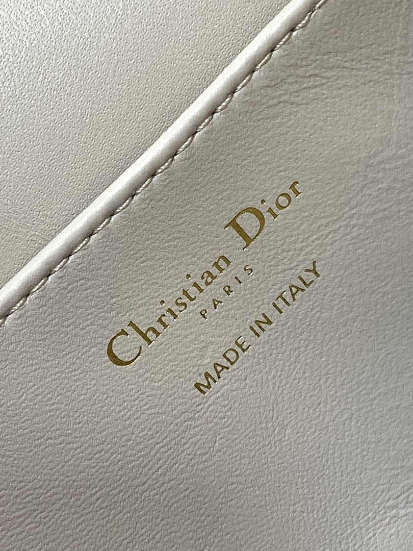 Medium Dior Caro Backpack M6301 Powder Beige Macrocannage Lambskin - Default Title - View 10