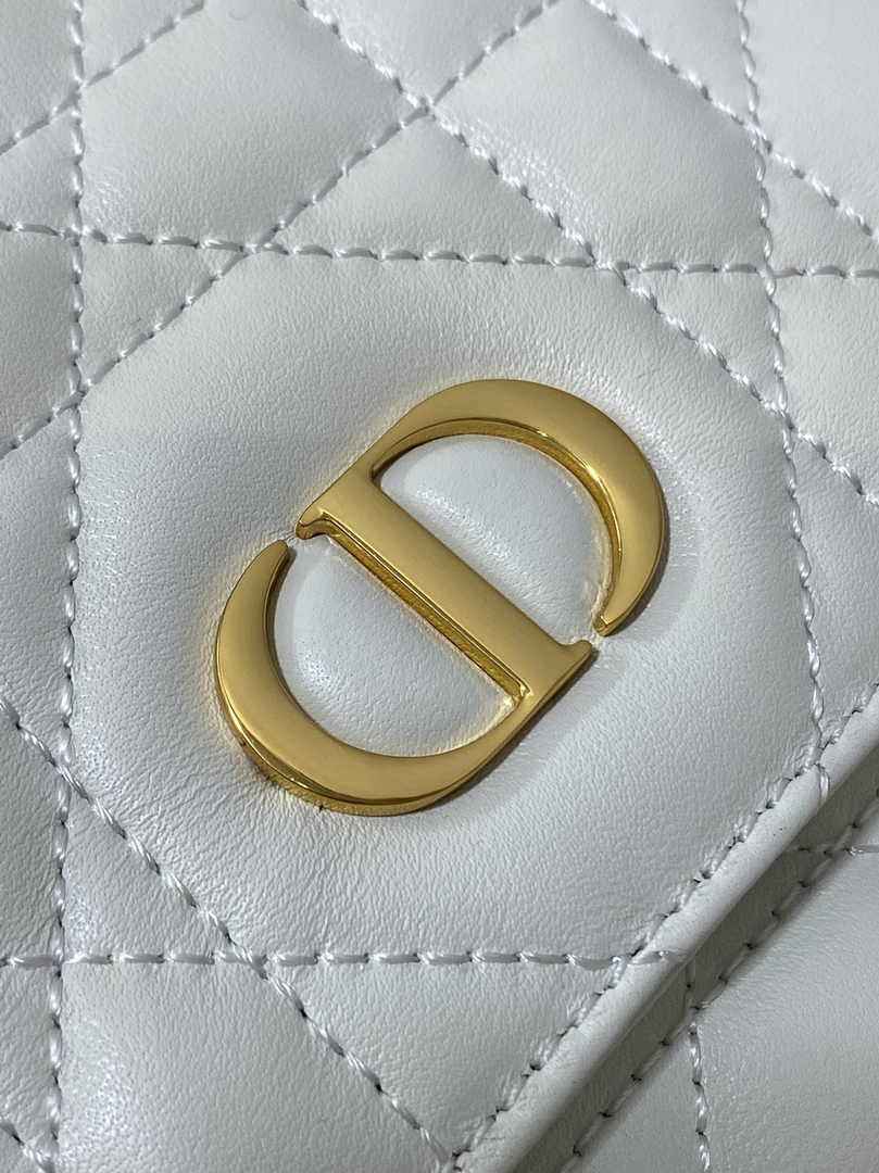 Medium Dior Caro Backpack M6301 Beige Macrocannage Lambskin - Default Title - View 3
