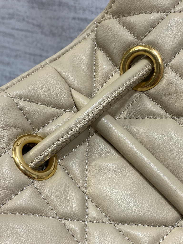 Medium Dior Nolita Bag M2312 Apricot Macrocannage Lambskin - Default Title - View 6