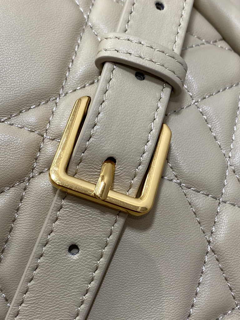 Medium Dior Nolita Bag M2312 Apricot Macrocannage Lambskin - Default Title - View 7