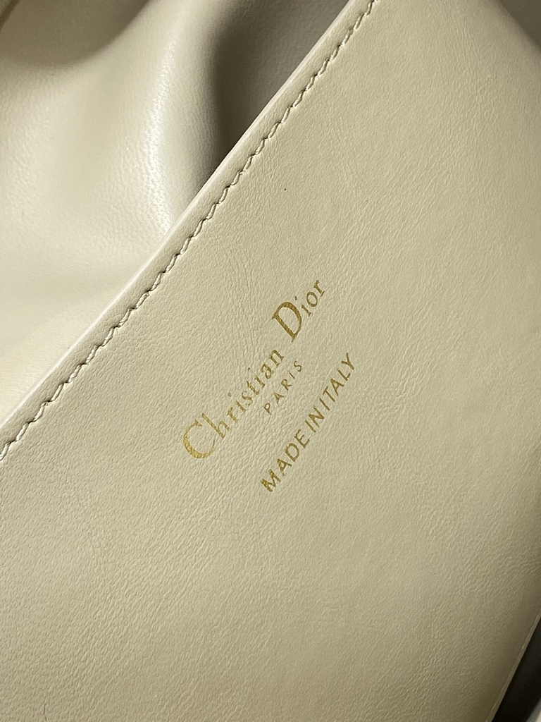 Medium Dior Nolita Bag M2312 Apricot Macrocannage Lambskin - Default Title - View 9