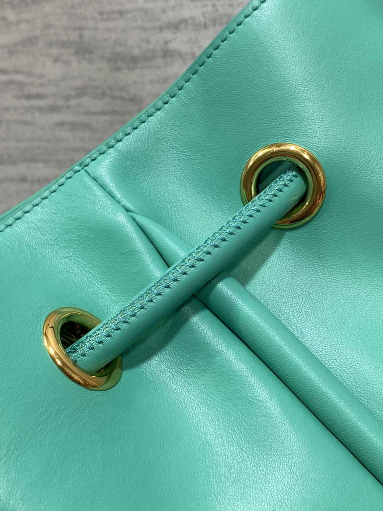 Medium Dior Nolita Bag M2312 Green Macrocannage Lambskin - Default Title - View 6