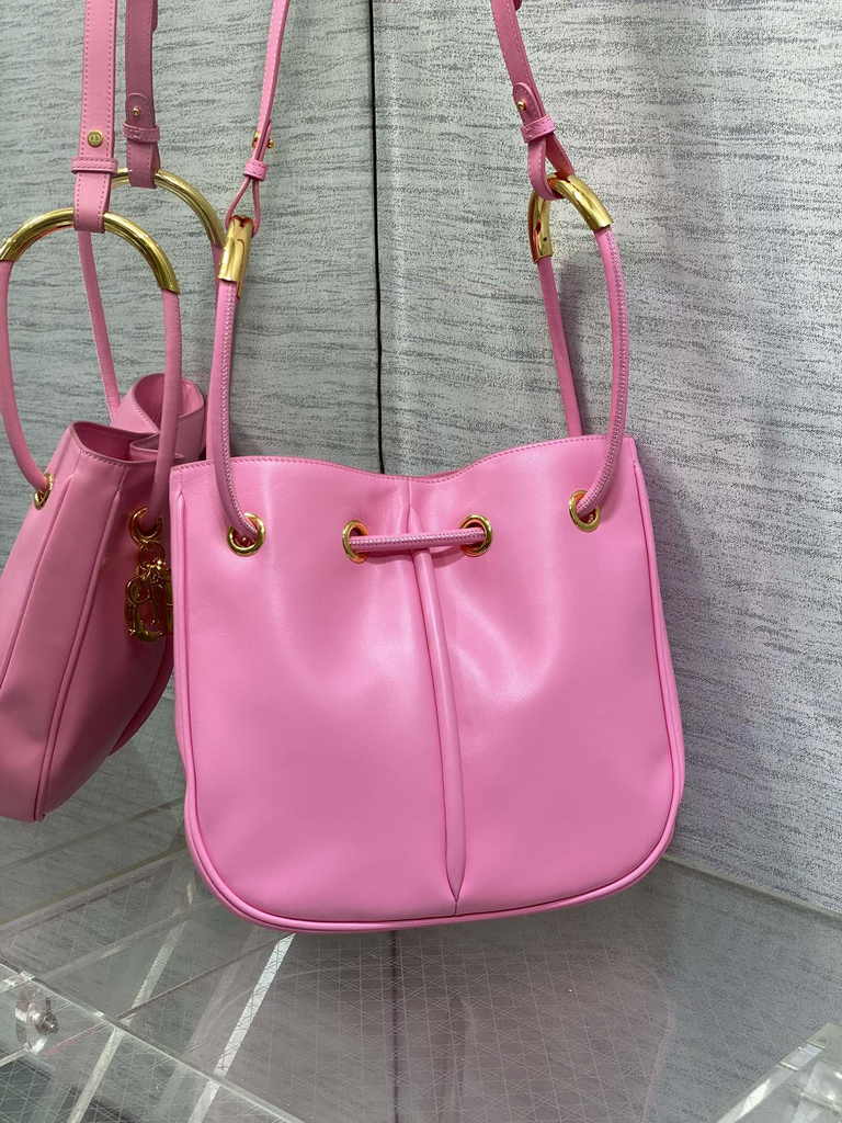 Medium Dior Nolita Bag M2312 Pink Lambskin - Default Title - View 2