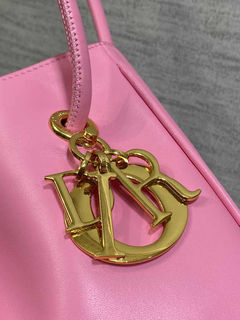 Medium Dior Nolita Bag M2312 Pink Lambskin - Default Title - View 5