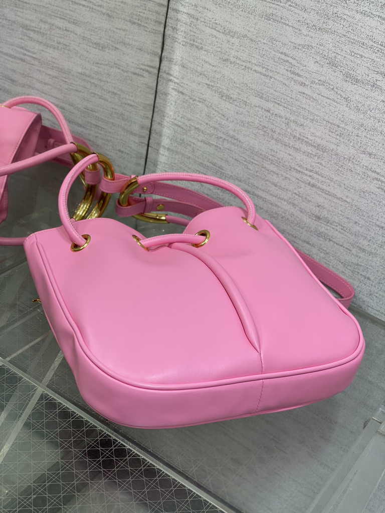 Medium Dior Nolita Bag M2312 Pink Lambskin - Default Title - View 3