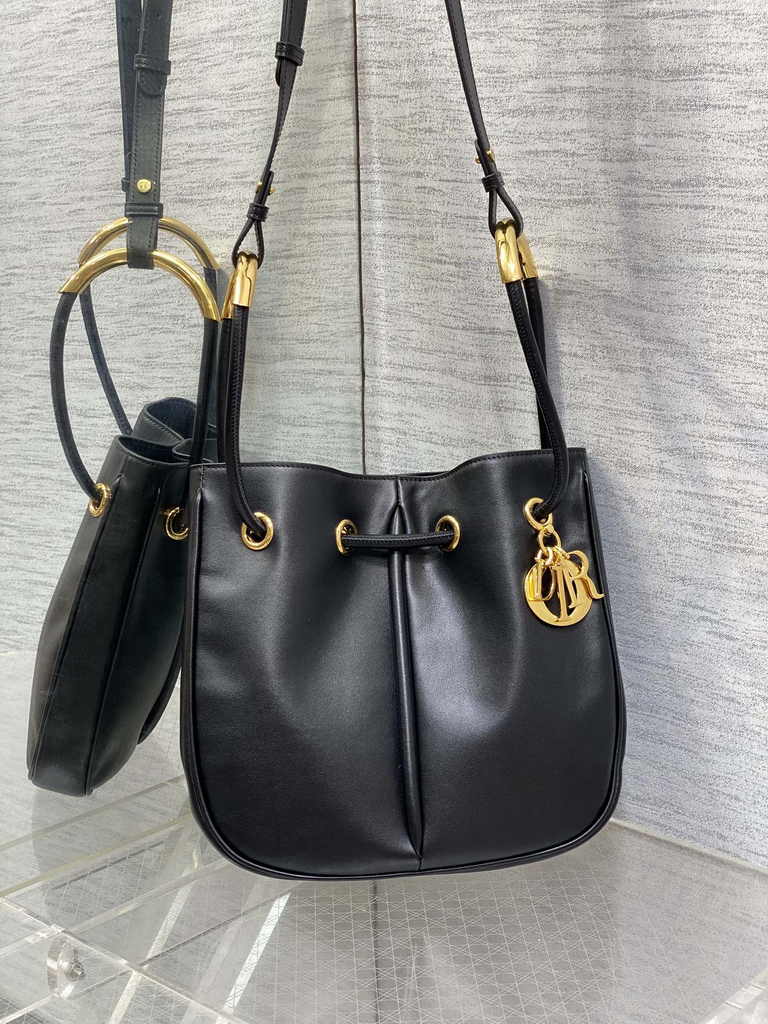 Medium Dior Nolita Bag M2312 Black Lambskin - Default Title - View 1
