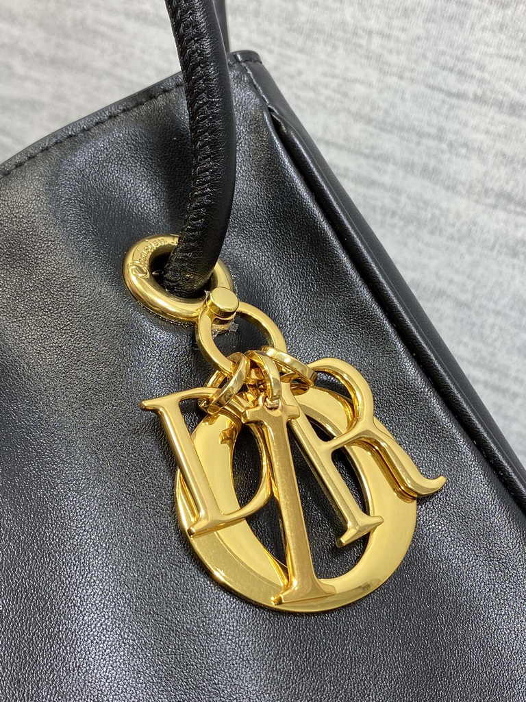 Medium Dior Nolita Bag M2312 Black Lambskin - Default Title - View 6