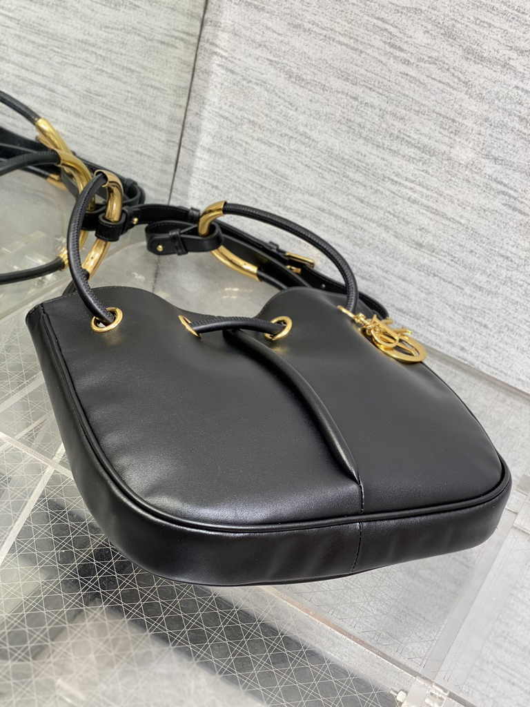 Medium Dior Nolita Bag M2312 Black Lambskin - Default Title - View 3