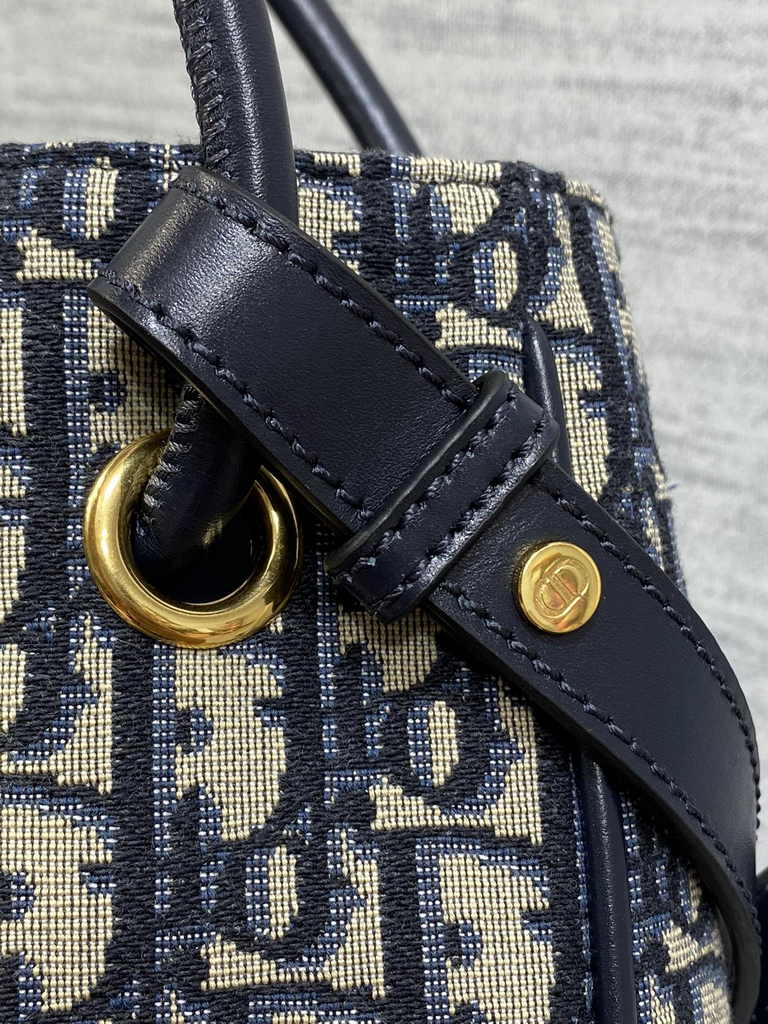 Medium Dior Nolita Bag M2312 Blue Dior Oblique Jacquard - Default Title - View 8