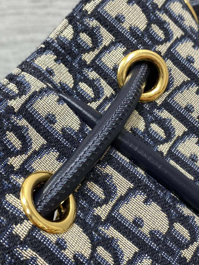 Medium Dior Nolita Bag M2312 Blue Dior Oblique Jacquard - Default Title - View 9