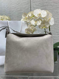 Medium Diorly Bag – Gray Suede Calfskin M1412