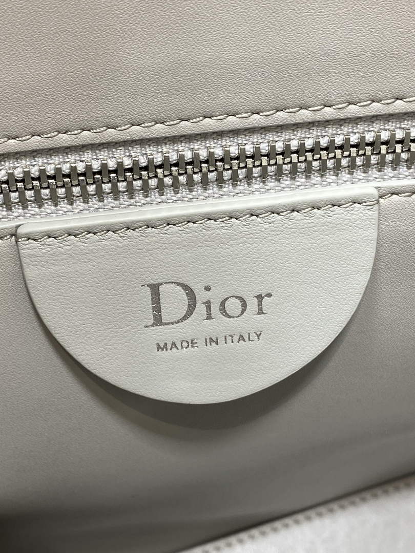 Medium Diorly Bag – Gray Suede Calfskin M1412