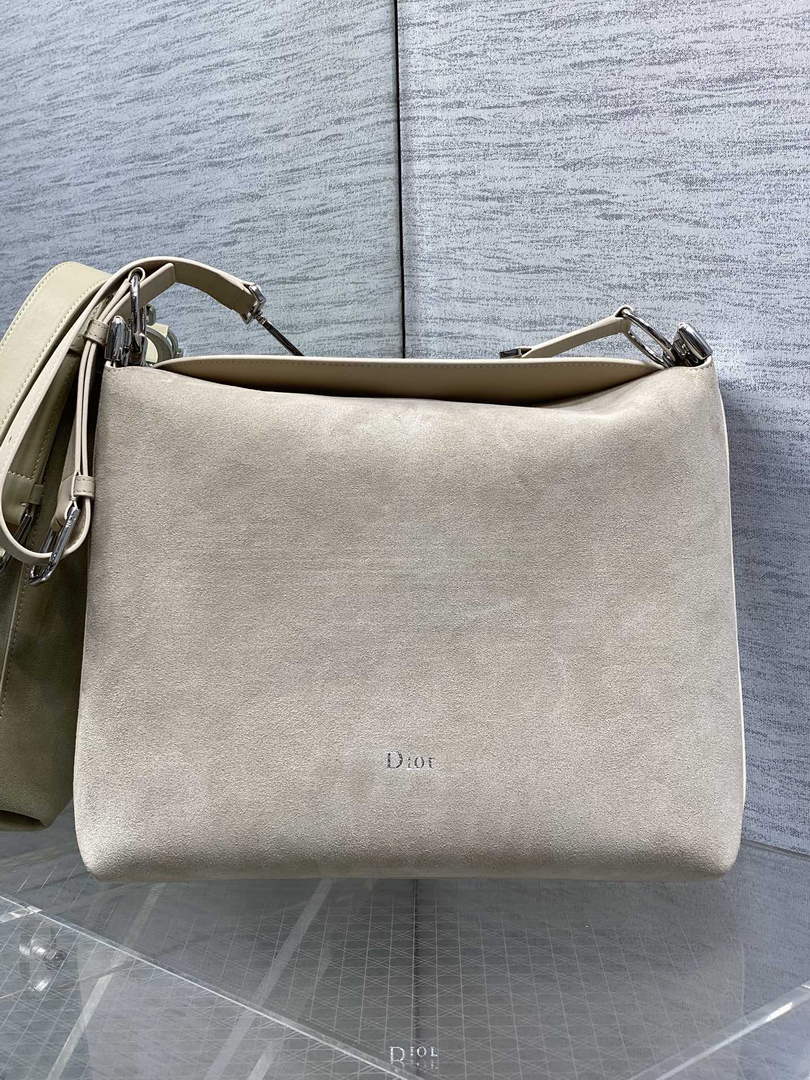 Medium Diorly Bag – Sabbia Suede Calfskin M1412