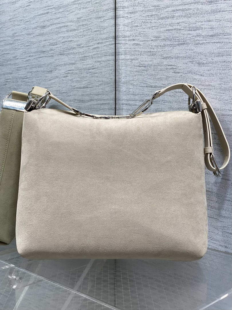Medium Diorly Bag – Sabbia Suede Calfskin M1412