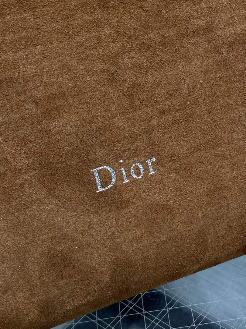 Medium Diorly Bag – Golden Saddle Suede Calfskin M1412