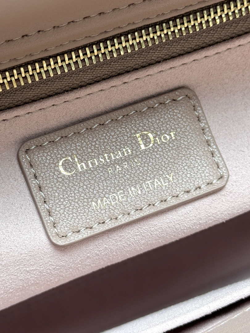 Medium Lady Dior Bag M0565 Pink Cannage Lambskin - Default Title - View 7