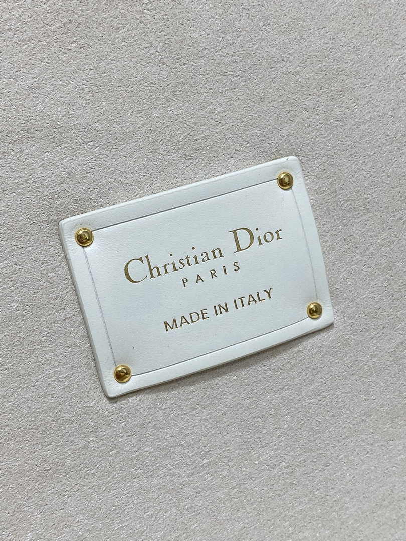 Micro Lady Dior Bag S0856 White Lambskin M55 - Default Title - View 11