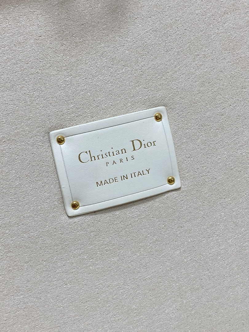Micro Lady Dior Bag S0856 White Lambskin M55 - Default Title - View 11