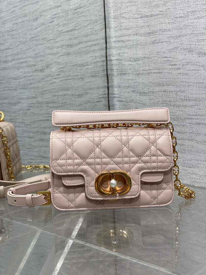 Mini Dior Jolie Top Handle Bag M9272 Pink Calfskin - Default Title - View 2