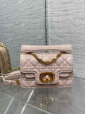 Mini Dior Jolie Top Handle Bag M9272 Pink Calfskin - Default Title - View 1