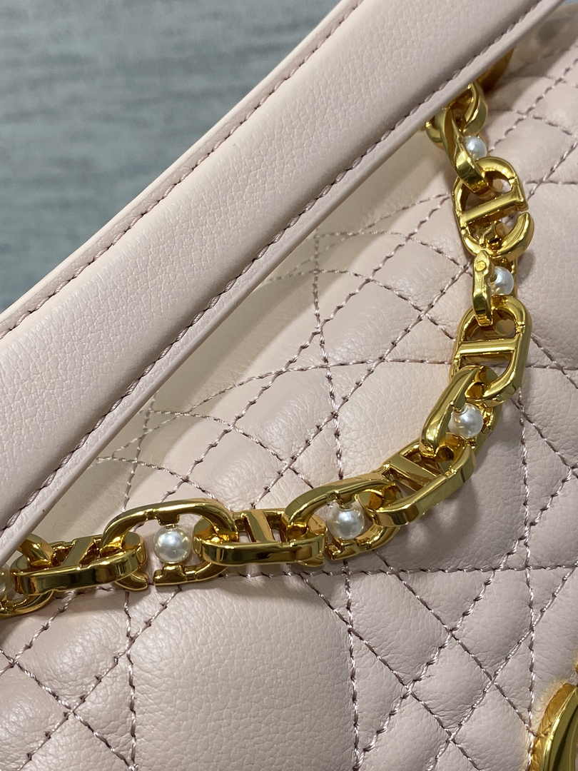 Mini Dior Jolie Top Handle Bag M9272 Pink Calfskin - Default Title - View 8