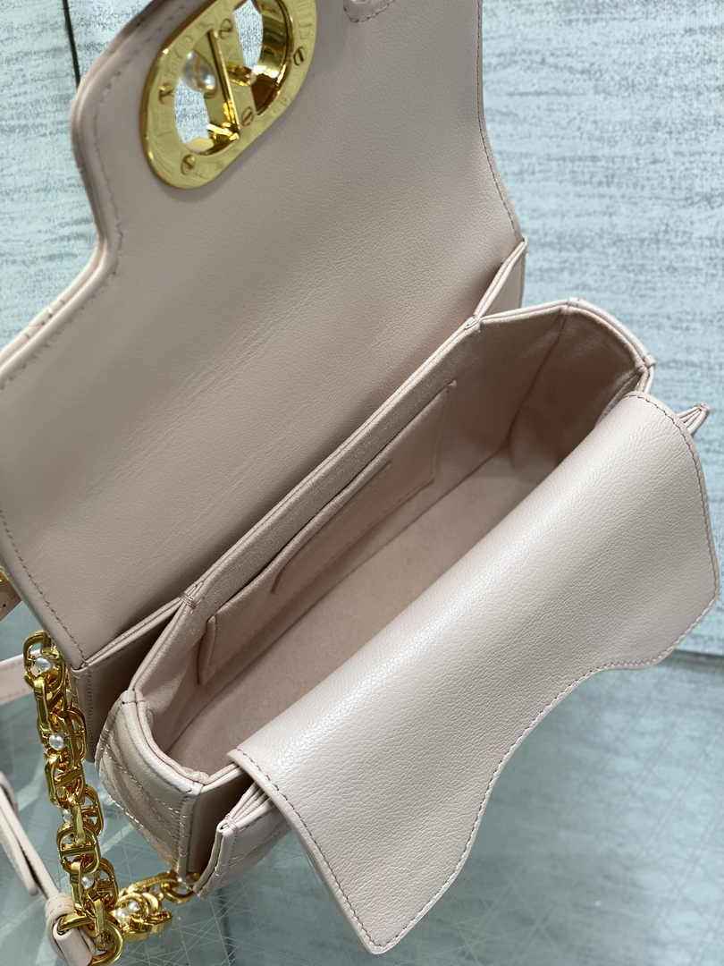 Mini Dior Jolie Top Handle Bag M9272 Pink Calfskin - Default Title - View 4