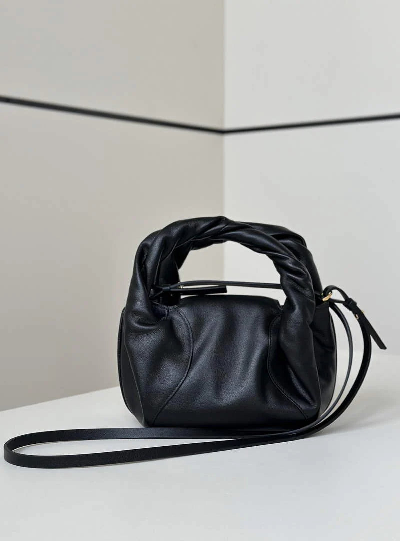 Mini Fendi Spy Bag, 8BS110 black calfskin - Default Title - View 4
