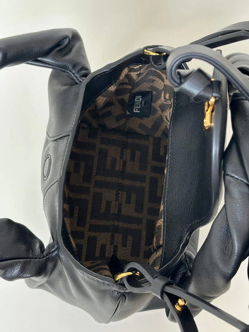 Mini Fendi Spy Bag, 8BS110 black calfskin - Default Title - View 9