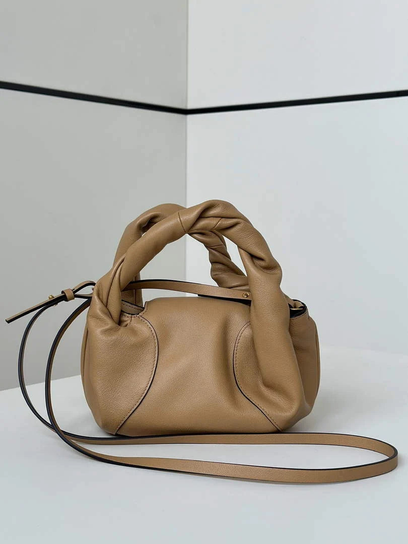 Mini Fendi Spy Bag, 8BS110 apricot calfskin - Default Title - View 4