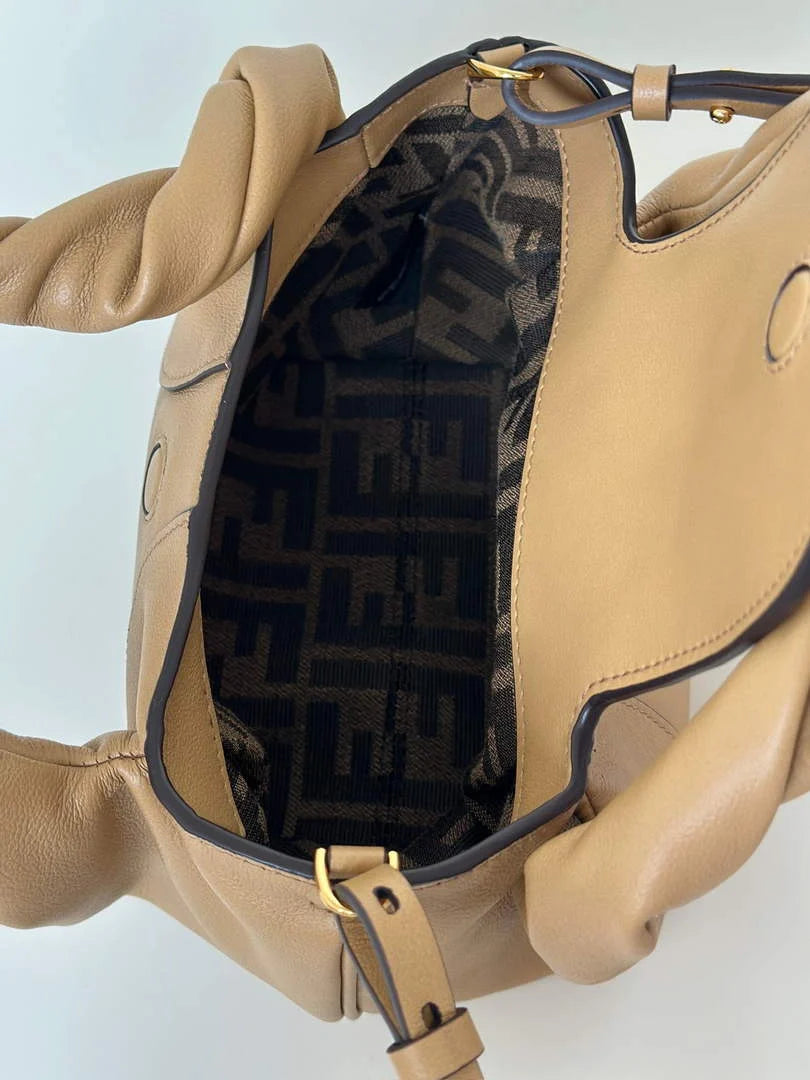 Mini Fendi Spy Bag, 8BS110 apricot calfskin - Default Title - View 9