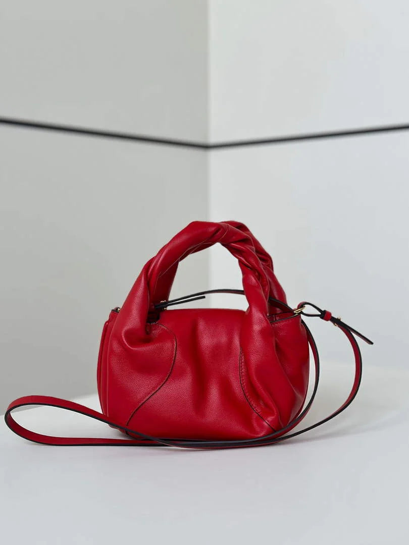 Mini Fendi Spy Bag, 8BS110 red calfskin - Default Title - View 4