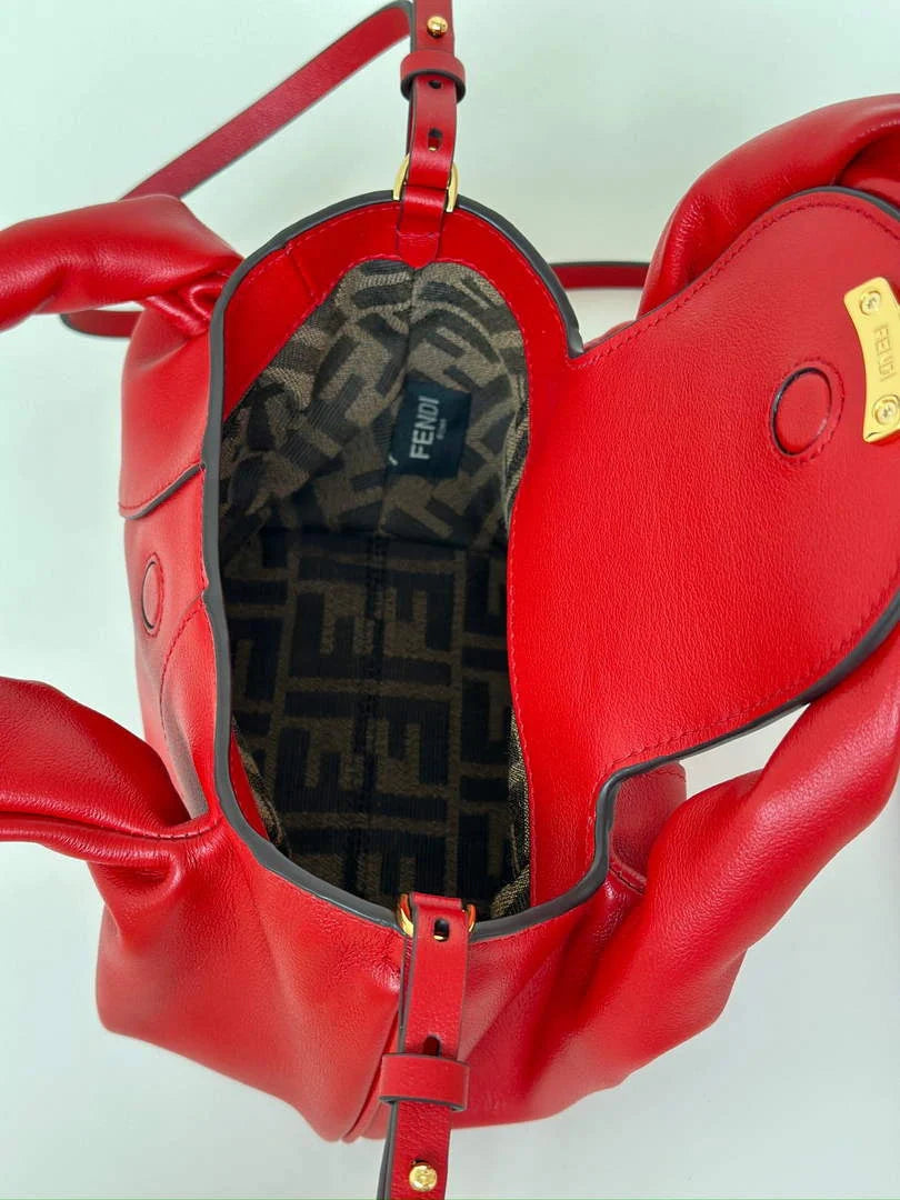 Mini Fendi Spy Bag, 8BS110 red calfskin - Default Title - View 9