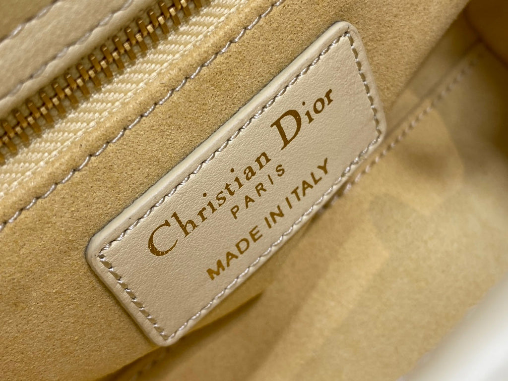 Mini Lady Dior Bag M0505 Light Yellow Cannage Lambskin - Default Title - View 10