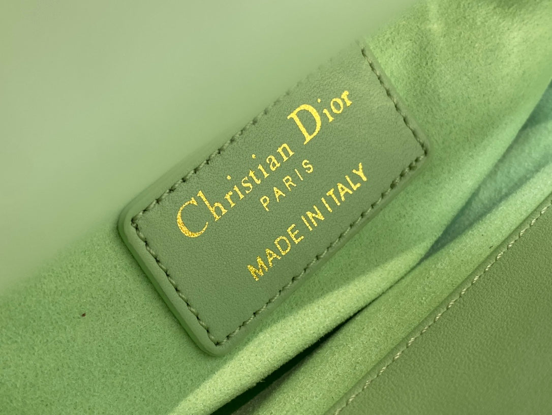 Mini Lady Dior Bag M0505 Light Green Cannage Lambskin - Default Title - View 10