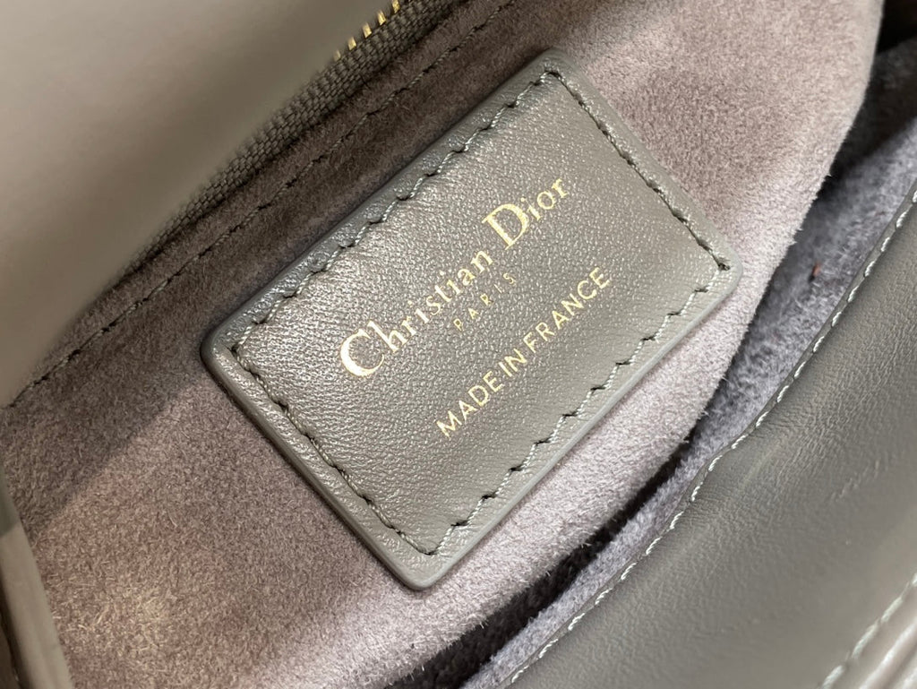 Mini Lady Dior Bag M0505 Dark Gray Cannage Lambskin - Default Title - View 7