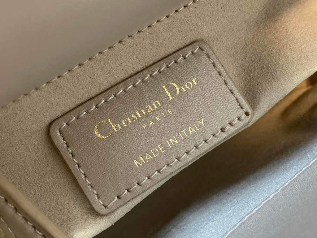 Mini Lady Dior Bag M0505 Apricot Lambskin M916 - Default Title - View 10